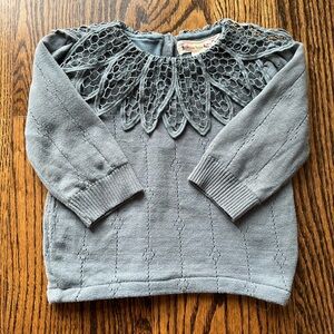 TEELA Baby Girl Pointelle Sweater (24M)